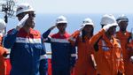 Intip Upacara HUT RI di Atas Kapal Raksasa Pertamina