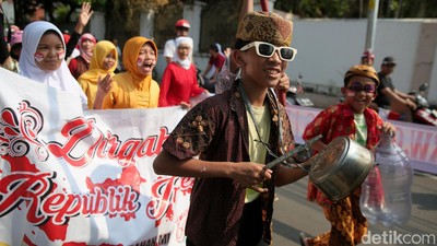 Kemeriahan Karnaval Kemerdekaan di Menteng Jakpus
