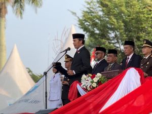 Ketua DPRD Jambi Bacakan Teks Proklamasi di Upacara HUT RI Ke-78