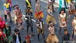 Melihat Bendera Pusaka Dikirab dari Monas ke Istana