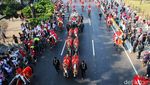 Melihat Bendera Pusaka Dikirab dari Monas ke Istana
