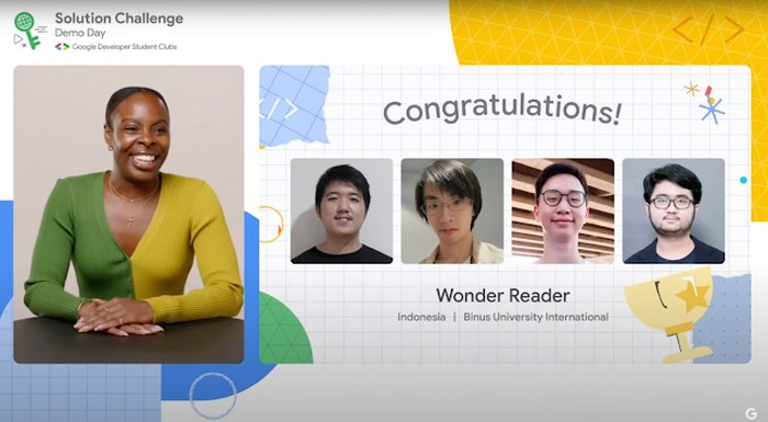 Mahasiswa BINUS Raih Top 3 di Google Solution Challenge 2023