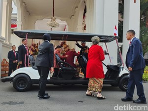 Try Sutrisno-Firli Bahuri Hadiri Upacara HUT Ke-78 RI di Istana