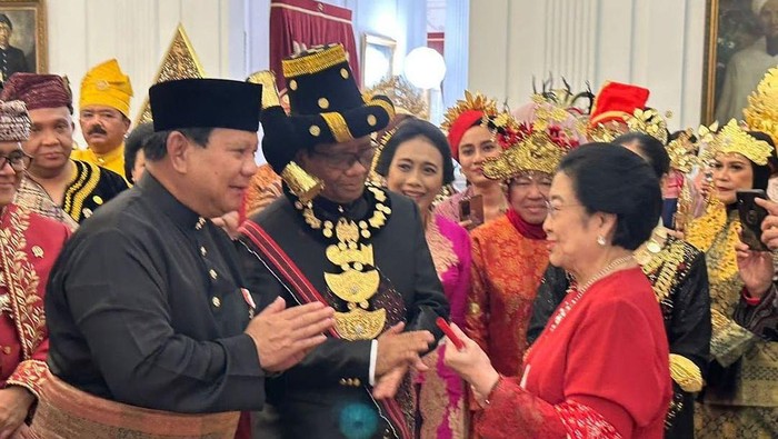 Prabowo bertemu Megawati di Istana saat HUT ke-78 RI