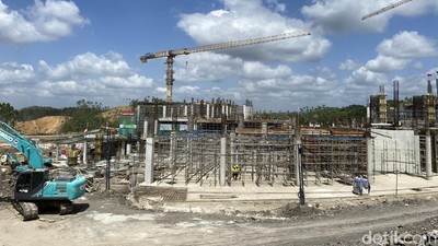 Potret Kawasan Istana Negara di IKN yang Baru Ditengok Jokowi