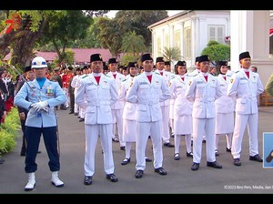 Daftar Lengkap Tim Indonesia Jaya Petugas Upacara Penurunan Sang Merah Putih