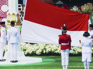 Momen Tim Indonesia Maju Kibarkan Sang Merah Putih di HUT Ke-78 RI