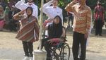 Kala Disabilitas Upacara Bendera Peringati HUT RI
