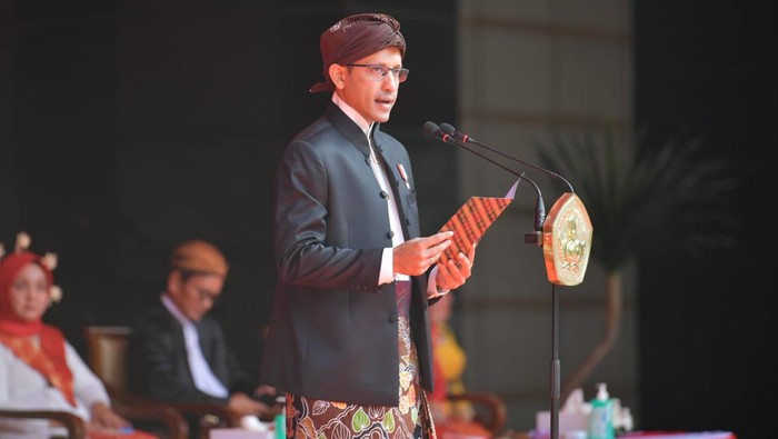 Upacara HUT ke-78 RI di Kemendikbud
