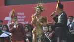 Potret Upacara HUT ke-78 RI di Kemendikbud & Pesan Nadiem soal Merdeka Belajar