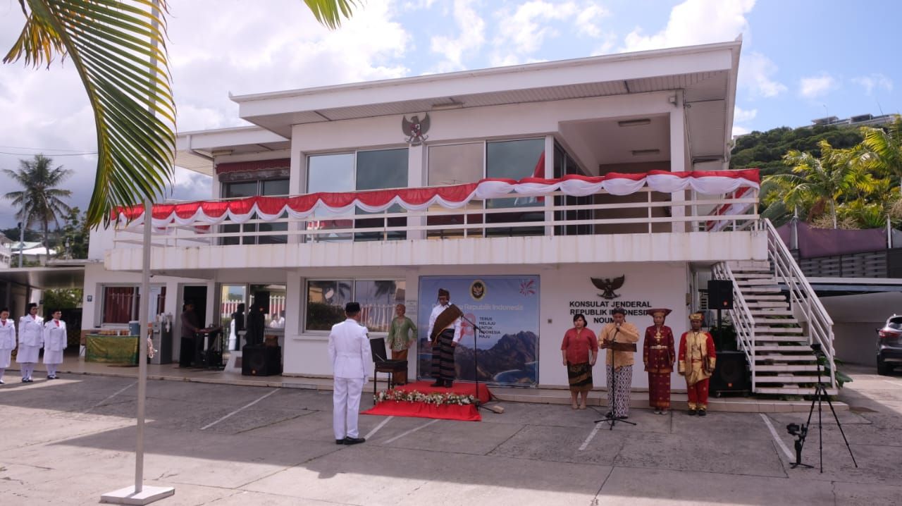 Upacara HUT RI di Noumea, Kaledonia Baru