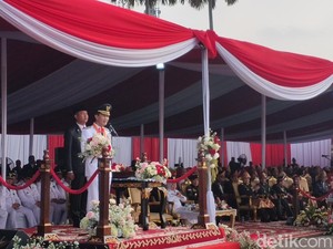 Pesan Harnojoyo di Upacara HUT RI Terakhir sebagai Walkot Palembang