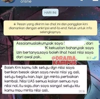 Deretan chat antara mahasiswa dan dosen ini bikin ketawa dan ngelus dada. Yang sabar, ya!
