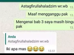 10 Chat Absurd Mahasiswa dan Dosen, Ada yang Pernah Bernasib Sama?