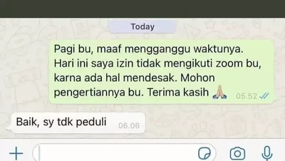 10 Chat Absurd Mahasiswa dan Dosen, Ada yang Pernah Bernasib Sama?