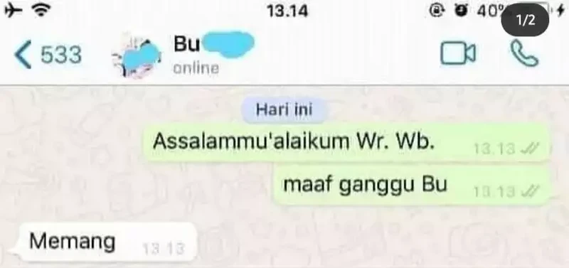 Deretan chat antara mahasiswa dan dosen ini bikin ketawa dan ngelus dada. Yang sabar, ya!