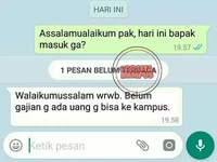 Deretan chat antara mahasiswa dan dosen ini bikin ketawa dan ngelus dada. Yang sabar, ya!