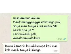 10 Chat Absurd Mahasiswa dan Dosen, Ada yang Pernah Bernasib Sama?