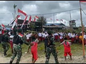 Melihat Ramainya Lomba 17 Agustus di Daerah Konflik Nduga Papua