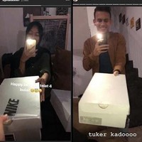 Dalam siaran di YouTube, Adiba Khanza mengaku hanya bisa bertemu Egy Maulana Vikri dua hingga tiga kali dalam setahun selama berpacaran menyesuaikan jadwal Egy. Foto: Instagram