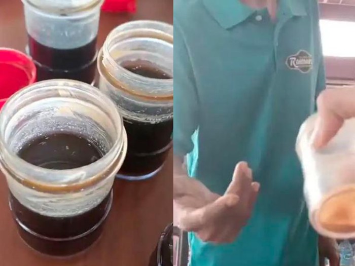 Botol Kecap Asin di Restoran Kotor dan Penuh Jamur, Wanita Ini Protes