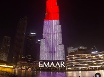 Penampakan Merah Putih Mejeng di Burj Khalifa saat HUT ke-78 RI