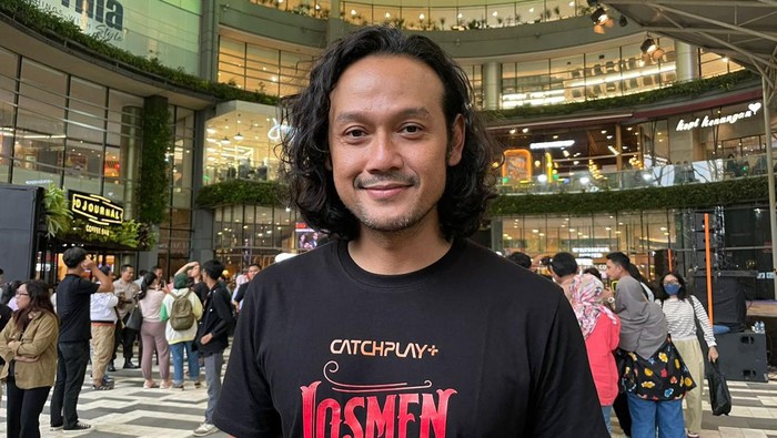 Dwi Sasono di jumpa pers series Losmen Melati, kawasan Kebayoran Lama, Jakarta Selatan.