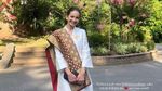 Potret Enzy Storia Jadi None Betawi saat Upacara Kemerdekaan RI di Amerika