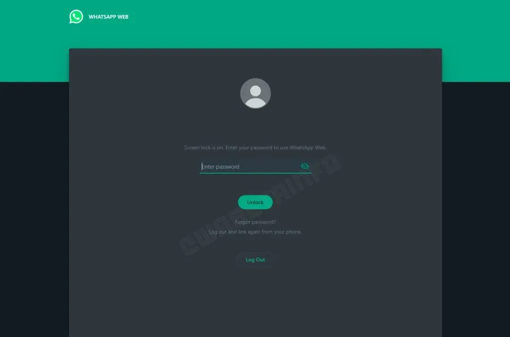 Fitur layar kunci di WhatsApp Web