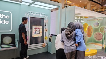 FoPengunjung dapat berfoto dan dicetak langsung. to: Adi Fida Rahman/detikINET