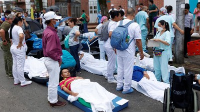 Gempa 6,3 M Guncang Kolombia, Ratusan Pasien RS Dievakuasi