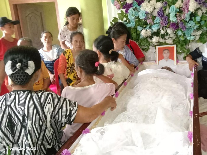 Jenazah Advent Pratama Telaumbauna (dok keluarga)