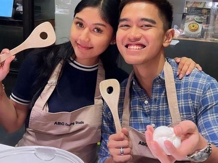 Kompaknya Kaesang Pangarep dan Erina Gudono saat Memasak
