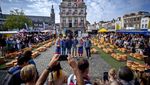 Kemeriahan Pasar Keju Gouda di Belanda yang Mendunia