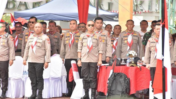 Kirab Kebangsaan Merah Putih yang digelar Polda Kepri. (Foto: Dok. Polda Kepri) Kirab Kebangsaan Merah Putih yang digelar Polda Kepri. (Foto: Dok. Polda Kepri)