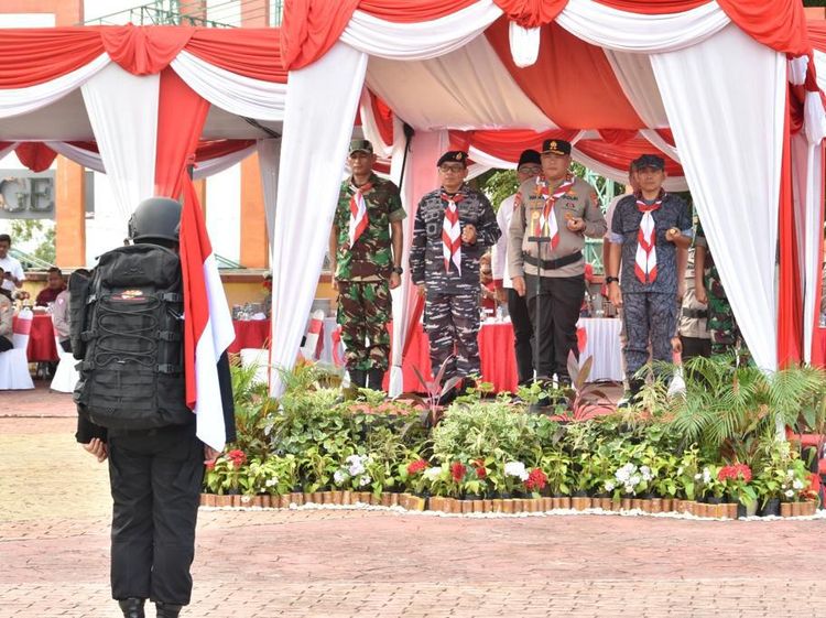 Semarak Kirab Kebangsaan Merah Putih di Batam