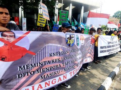 KNPI-Aktivis HMI Demo KPK