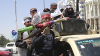 Usai penarikan pasukan Amerika Serikat dari Afghanistan, Taliban mulai memasuki ibu kota Kabul pada 15 Agustus 2021. AP Photo/Siddiqullah Alizai.