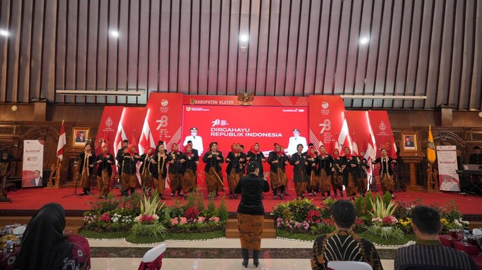 Malam Resepsi HUT ke-78 RI di Pemkab Klaten, Kamis (18/8/2023). Malam Resepsi HUT ke-78 RI di Pemkab Klaten, Kamis (18/8/2023).