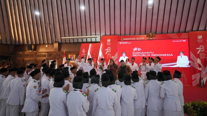 Malam Resepsi HUT ke-78 RI di Pemkab Klaten, Kamis (18/8/2023). Malam Resepsi HUT ke-78 RI di Pemkab Klaten, Kamis (18/8/2023).