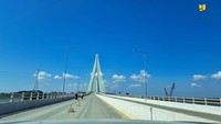 Untuk konektivitas, saat ini tengah diselesaikan pembangunan Jalan Tol menuju ke Kawasan Inti Pusat Pemerintahan (KIPP) IKN, yang terintegrasi dengan tol Balikpapan-Samarinda. Foto: Dok. Kementerian PUPR