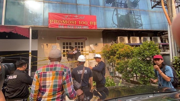 Puslabfor Polri Olah TKP Kebakaran Hotel yang Tewaskan 3 Orang di Jaksel