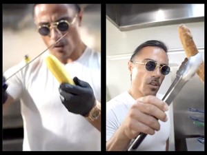Salt Bae Bikin Pisang Goreng dengan Penuh Gaya, Netizen Nyinyir