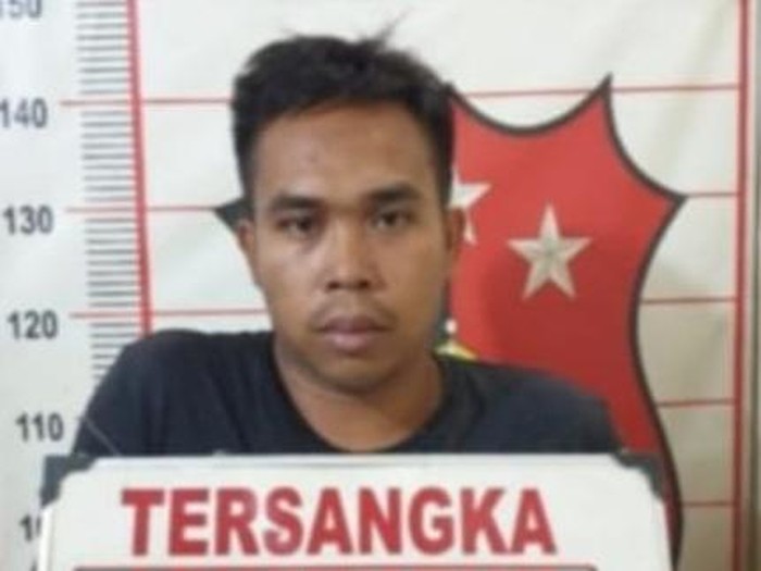 1 dari 2 perampok karyawati di Muba ditangkap. (Dok. Polres Muba)