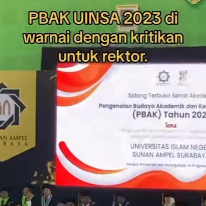 Viral ospek uinsa surabaya