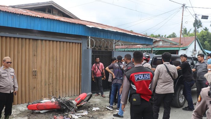 Bentrokan antarsimpatisan KNPB di Sentani, Jayapura. Dokumen Istimewa