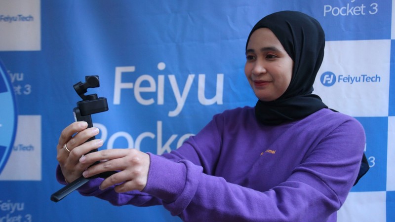 Feiyutech melalui distributor resmi, PT Denka Pratama Indonesia, resmi meluncurkan Feiyu Pocket 3 di M Bloc Space, Jakarta (19/08/2023).