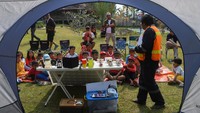 Anak-anak tampak antusias mengikuti kegiatan ini. 