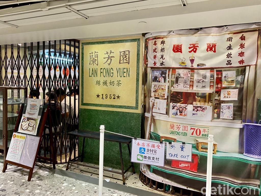 Es Teh Susu dan  French Toast  Legendaris di Kopitiam Tertua di Hong Kong