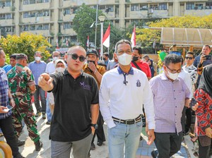 Sambangi Rusun Marunda, Heru Budi Dicurhati Warga Soal Krisis Air Bersih
